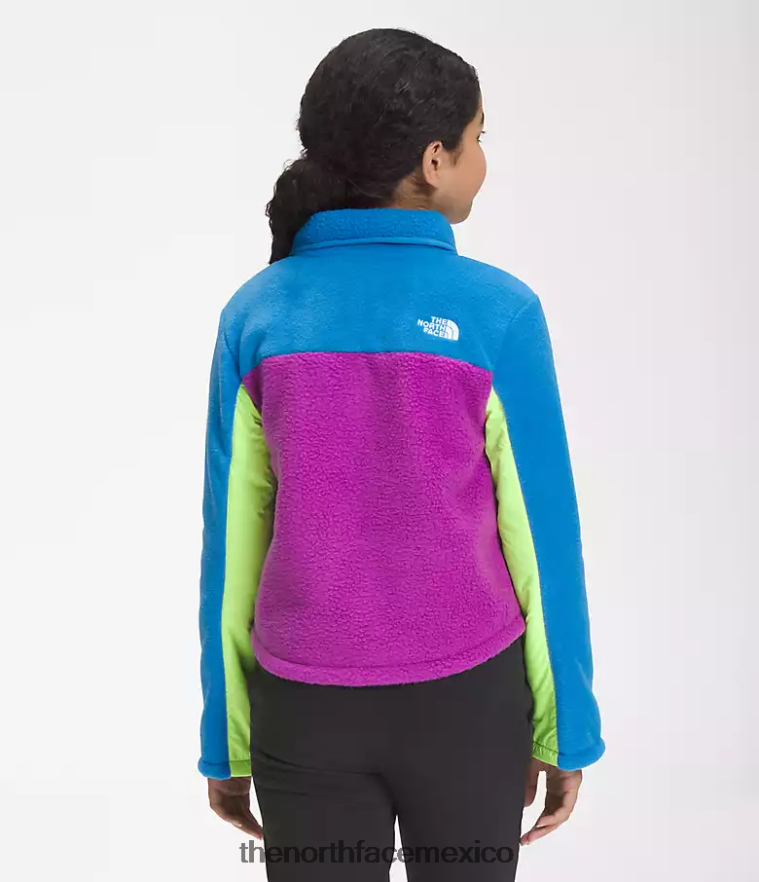 The North Face ropa NFHLJL72 azul súper sónico niños chaqueta combinada de lana