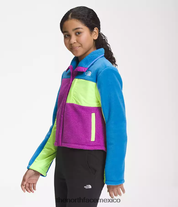 The North Face ropa NFHLJL72 azul súper sónico niños chaqueta combinada de lana