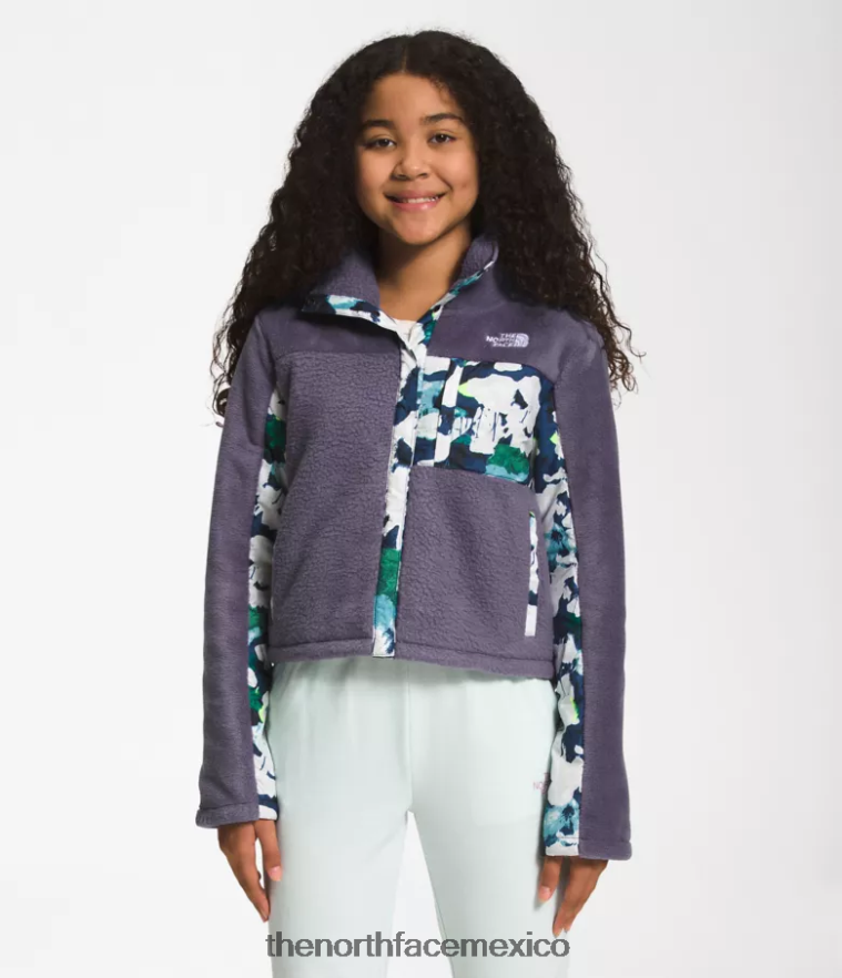 The North Face ropa NFHLJL73 pizarra lunar niños chaqueta combinada de lana