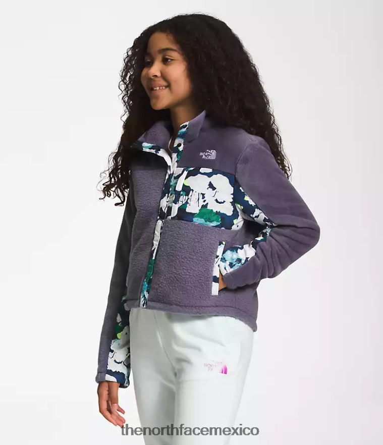 The North Face ropa NFHLJL73 pizarra lunar niños chaqueta combinada de lana