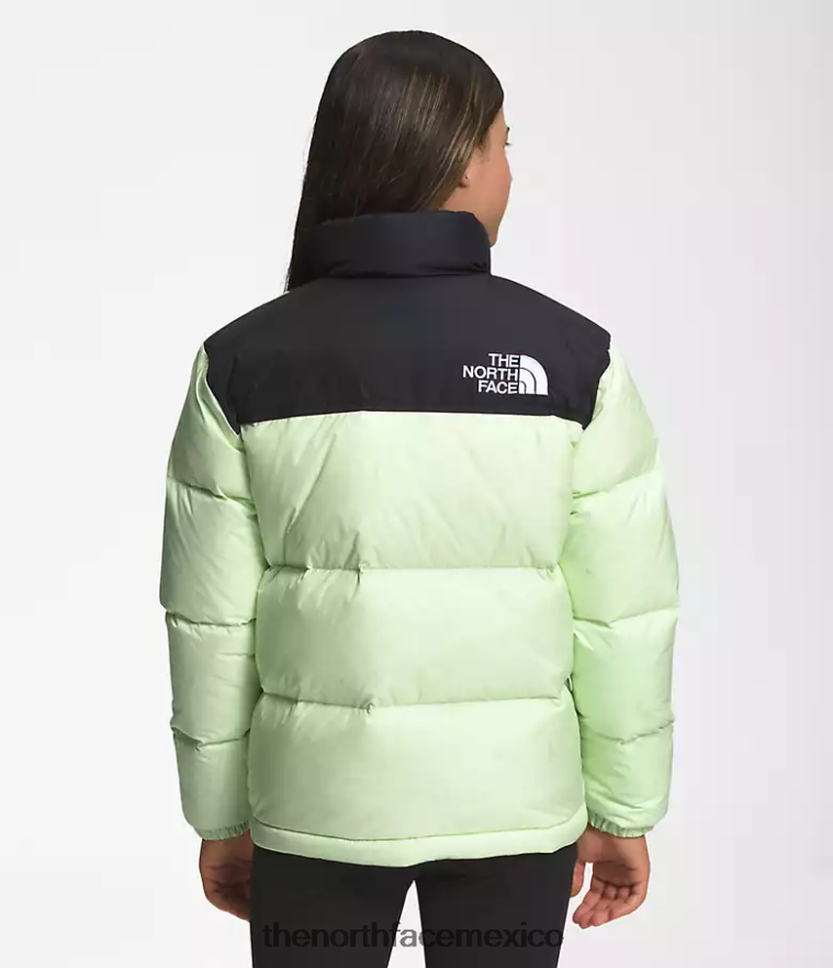 The North Face ropa NFHLJL908 crema de lima niños chaqueta retro nuptse 1996