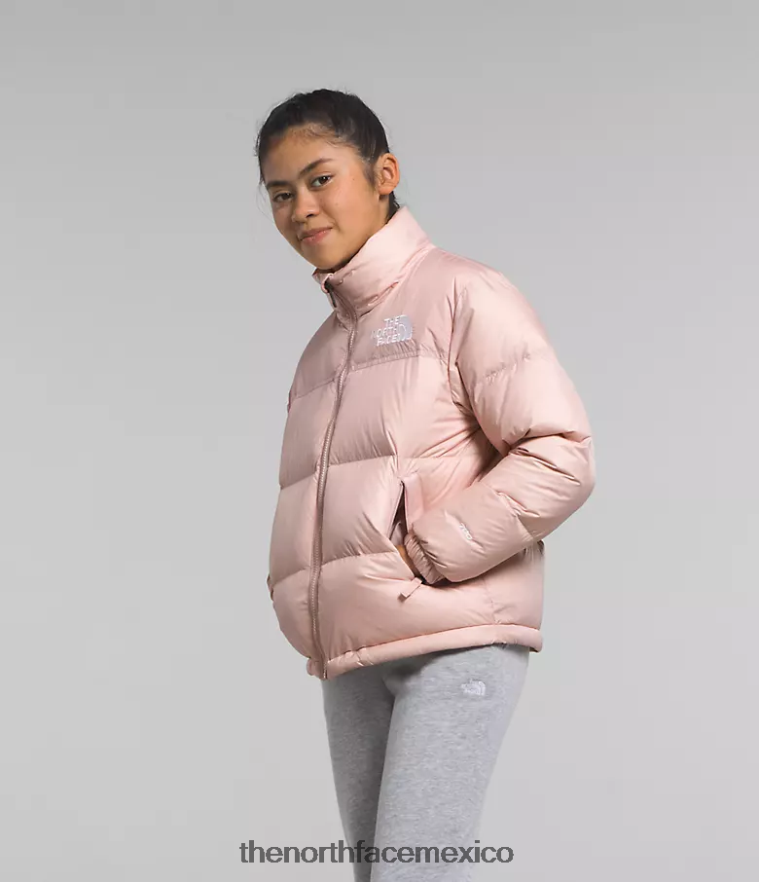 The North Face ropa NFHLJL912 musgo rosa niños chaqueta retro nuptse 1996