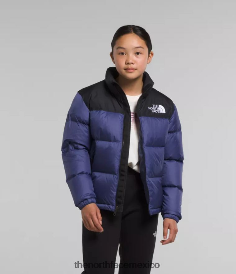 The North Face ropa NFHLJL914 cueva azul niños chaqueta retro nuptse 1996