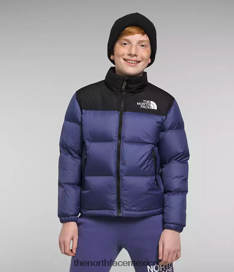 The North Face ropa NFHLJL914 cueva azul niños chaqueta retro nuptse 1996