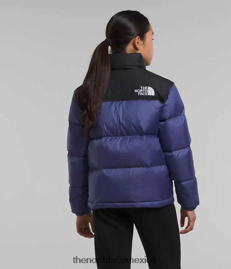 The North Face ropa NFHLJL914 cueva azul niños chaqueta retro nuptse 1996
