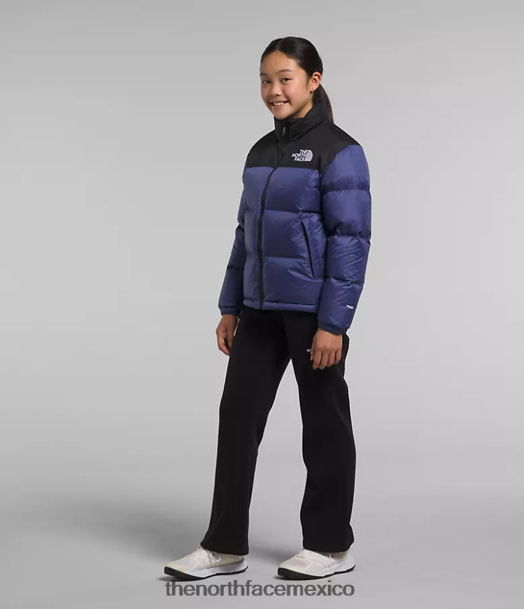 The North Face ropa NFHLJL914 cueva azul niños chaqueta retro nuptse 1996