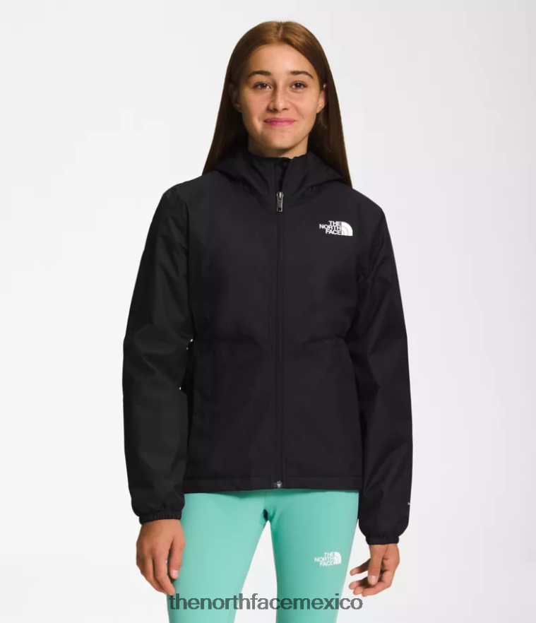 The North Face ropa NFHLJL390 negro niños chaqueta de lluvia cálida para tormentas