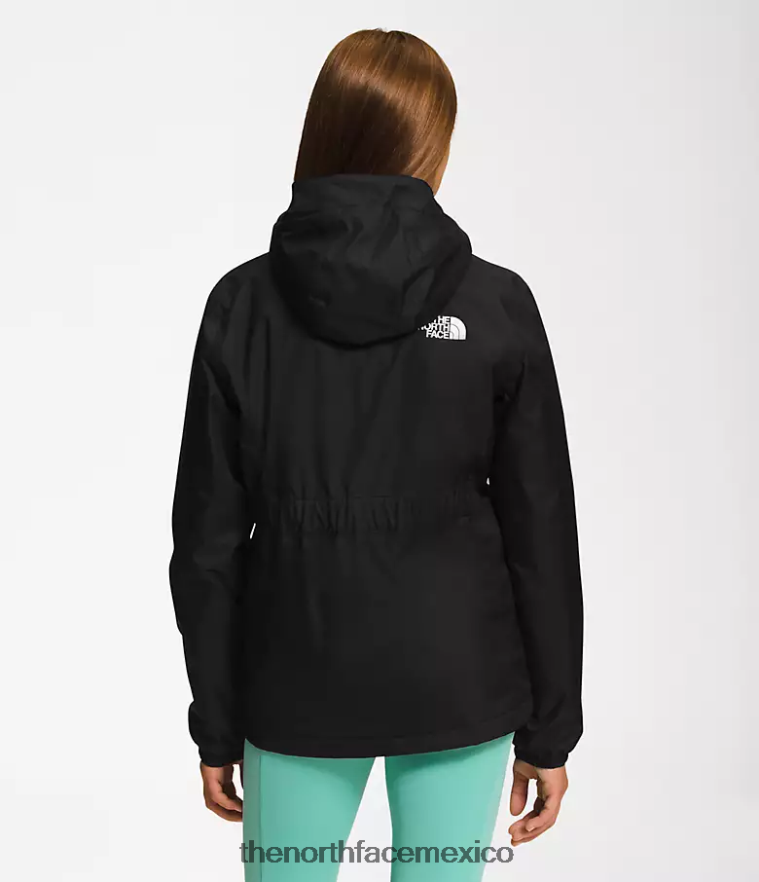 The North Face ropa NFHLJL390 negro niños chaqueta de lluvia cálida para tormentas