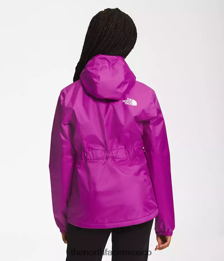 The North Face ropa NFHLJL391 flor de cactus púrpura niños chaqueta de lluvia cálida para tormentas