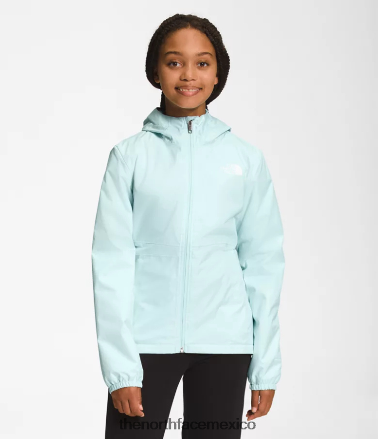 The North Face ropa NFHLJL392 claraboya azul niños chaqueta de lluvia cálida para tormentas