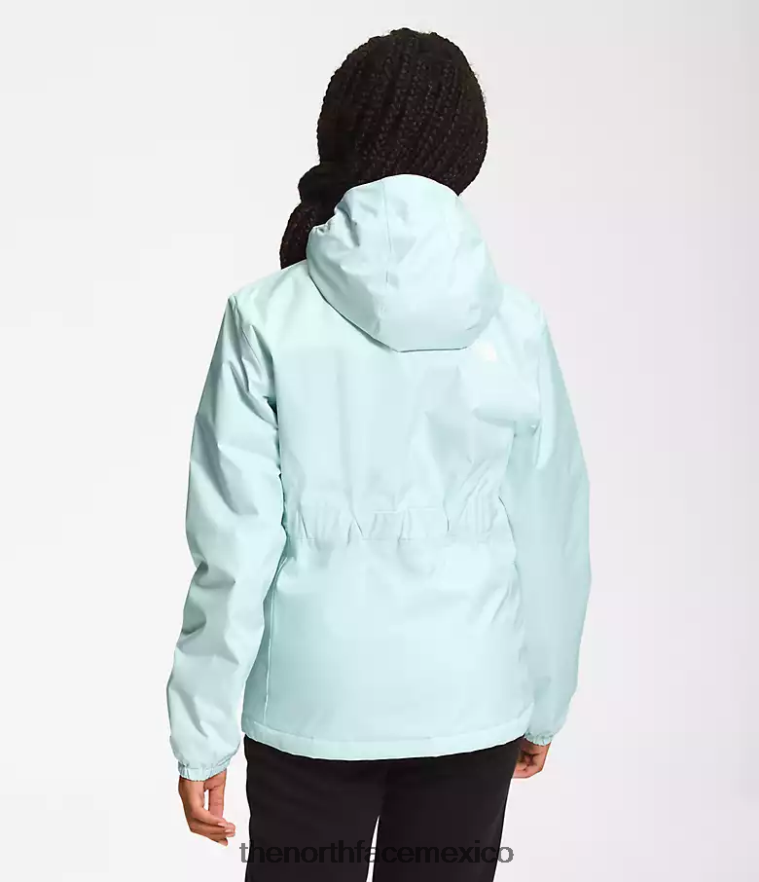 The North Face ropa NFHLJL392 claraboya azul niños chaqueta de lluvia cálida para tormentas