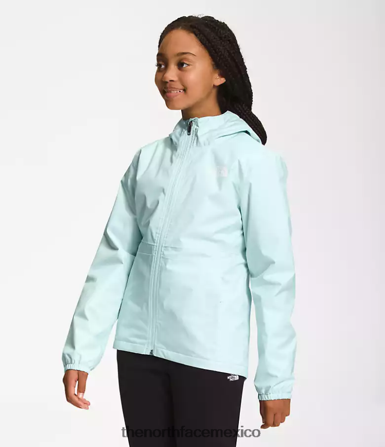 The North Face ropa NFHLJL392 claraboya azul niños chaqueta de lluvia cálida para tormentas