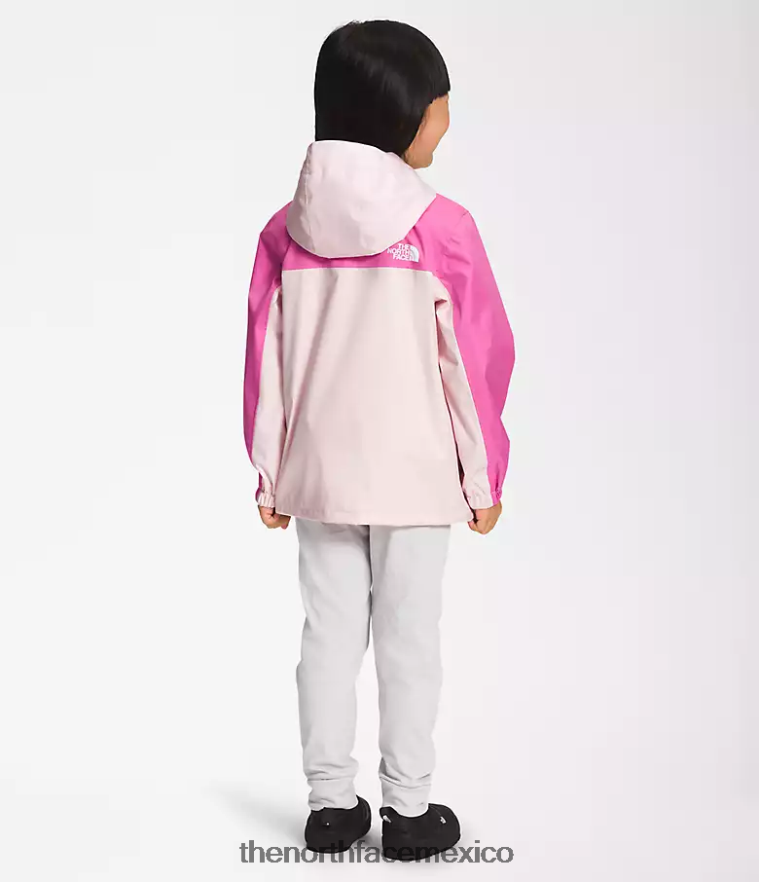 The North Face ropa NFHLJL85 rosa purísimo niños chaqueta de lluvia anora
