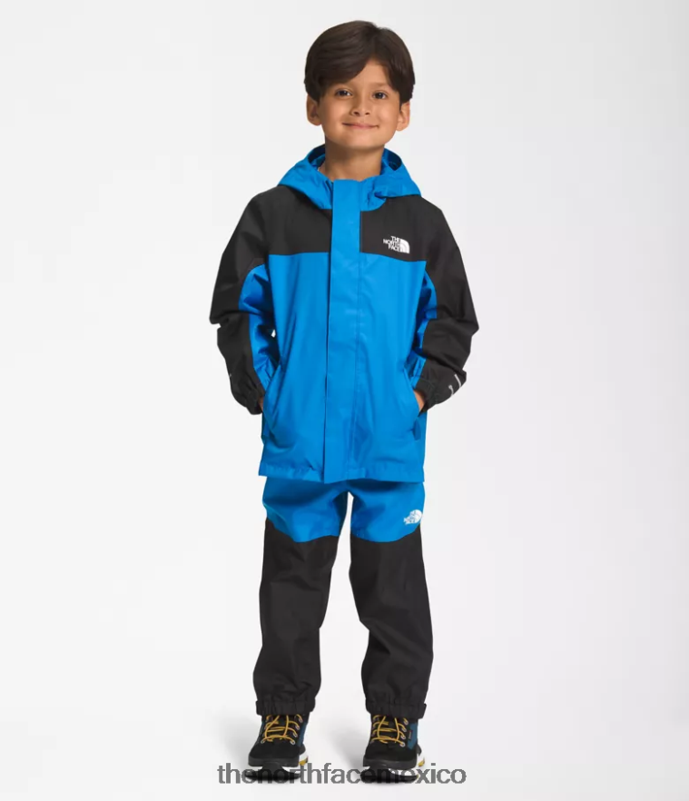 The North Face ropa NFHLJL87 azul súper sónico niños chaqueta de lluvia anora