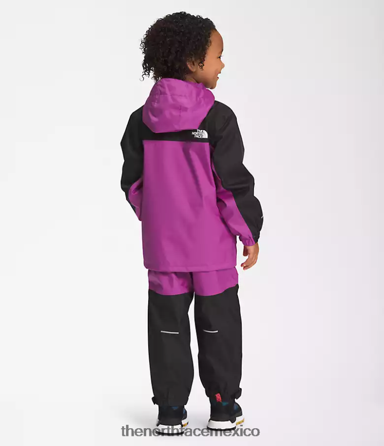 The North Face ropa NFHLJL88 flor de cactus púrpura niños chaqueta de lluvia anora