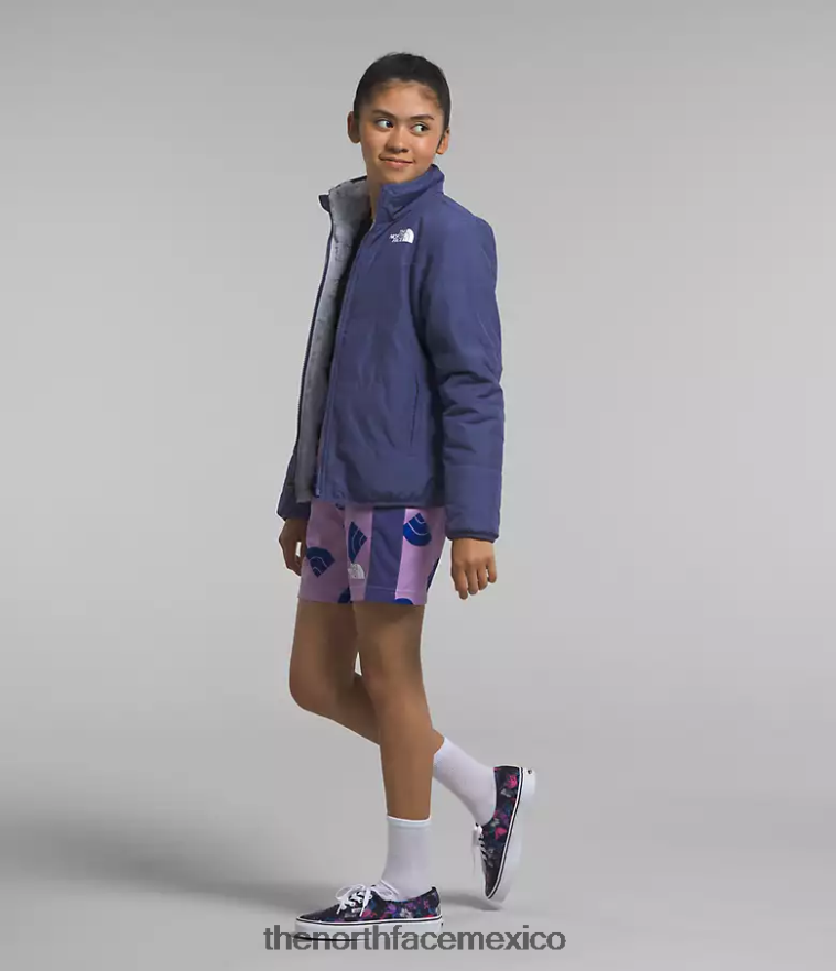 The North Face ropa NFHLJL1151 cueva azul niños chaqueta reversible de musgo