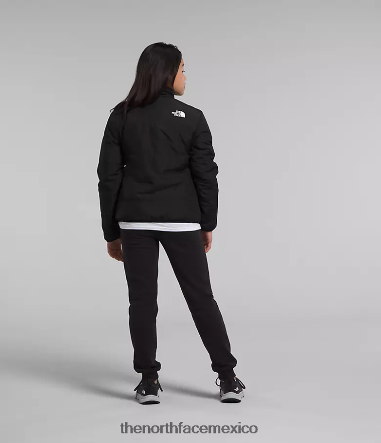 The North Face ropa NFHLJL1152 negro niños chaqueta reversible de musgo
