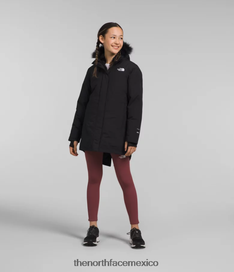 The North Face ropa NFHLJL179 negro niños parka ártica