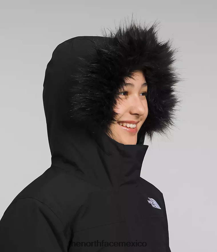 The North Face ropa NFHLJL179 negro niños parka ártica