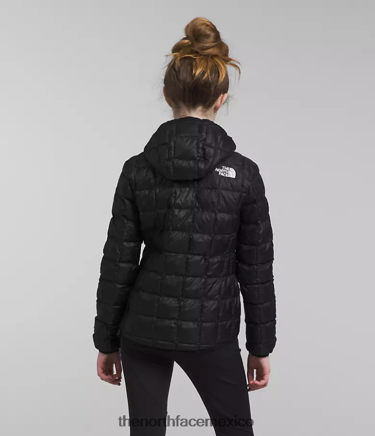 The North Face ropa NFHLJL181 negro niños chaqueta térmica con capucha