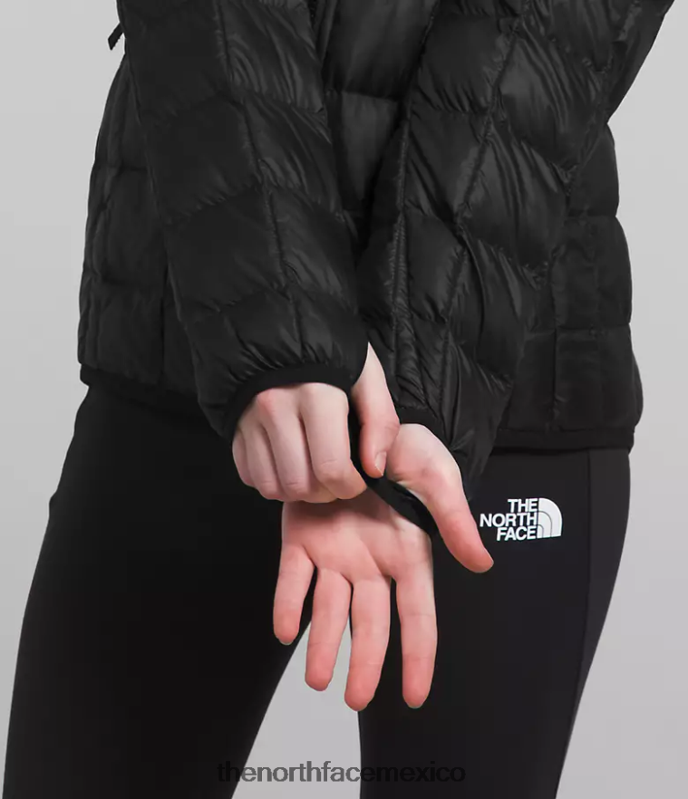 The North Face ropa NFHLJL181 negro niños chaqueta térmica con capucha