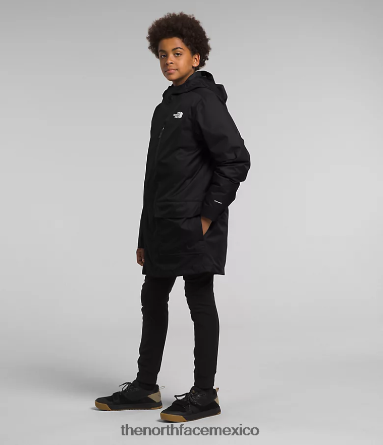 The North Face ropa NFHLJL341 negro niños triclima norte abajo