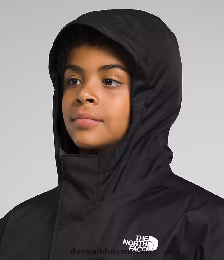 The North Face ropa NFHLJL341 negro niños triclima norte abajo