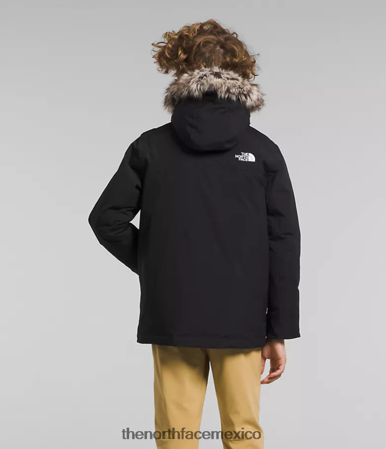 The North Face ropa NFHLJL462 negro niños parka mcmurdo