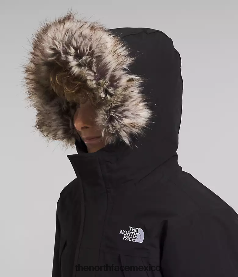 The North Face ropa NFHLJL462 negro niños parka mcmurdo