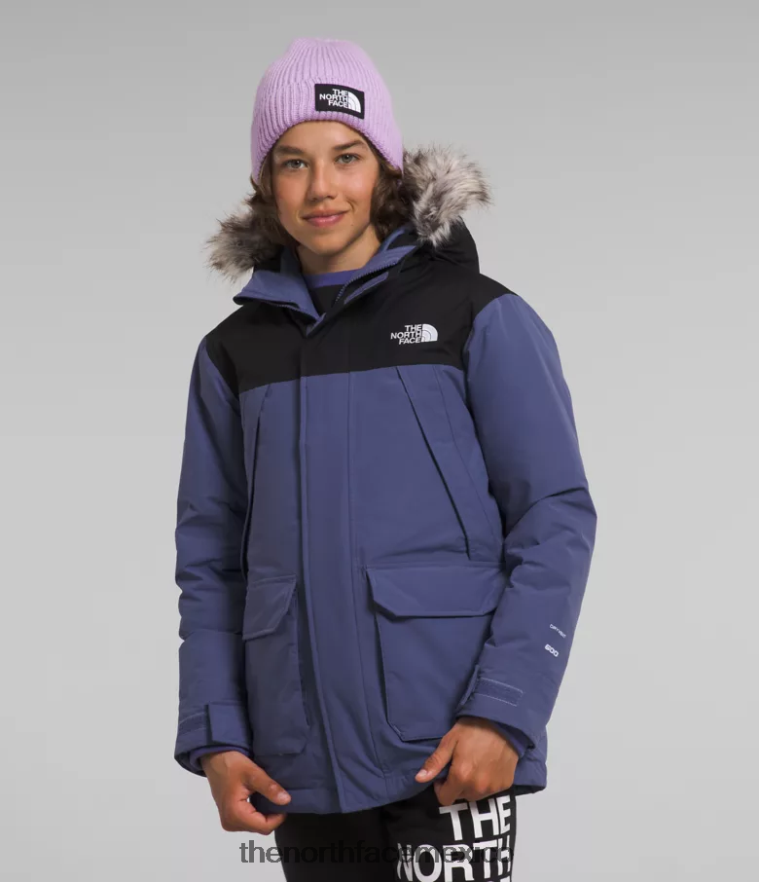 The North Face ropa NFHLJL463 cueva azul niños parka mcmurdo