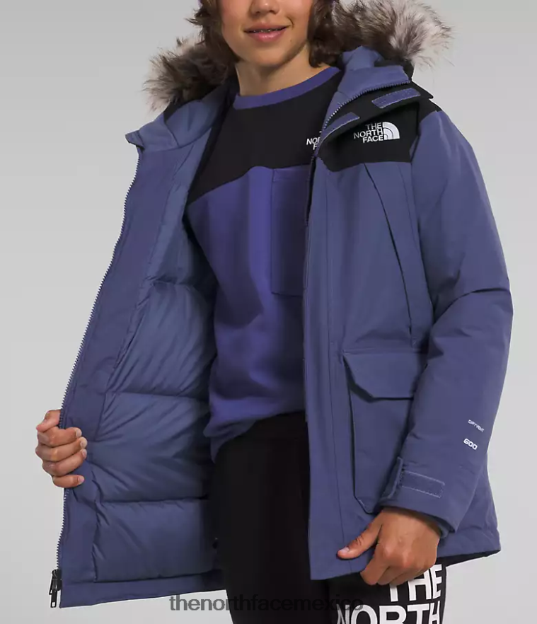 The North Face ropa NFHLJL463 cueva azul niños parka mcmurdo