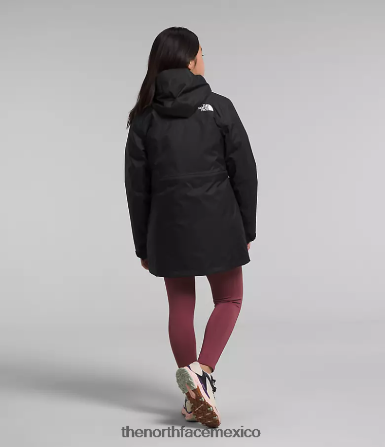 The North Face ropa NFHLJL578 negro niños triclima norte abajo