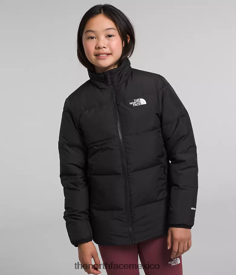 The North Face ropa NFHLJL578 negro niños triclima norte abajo
