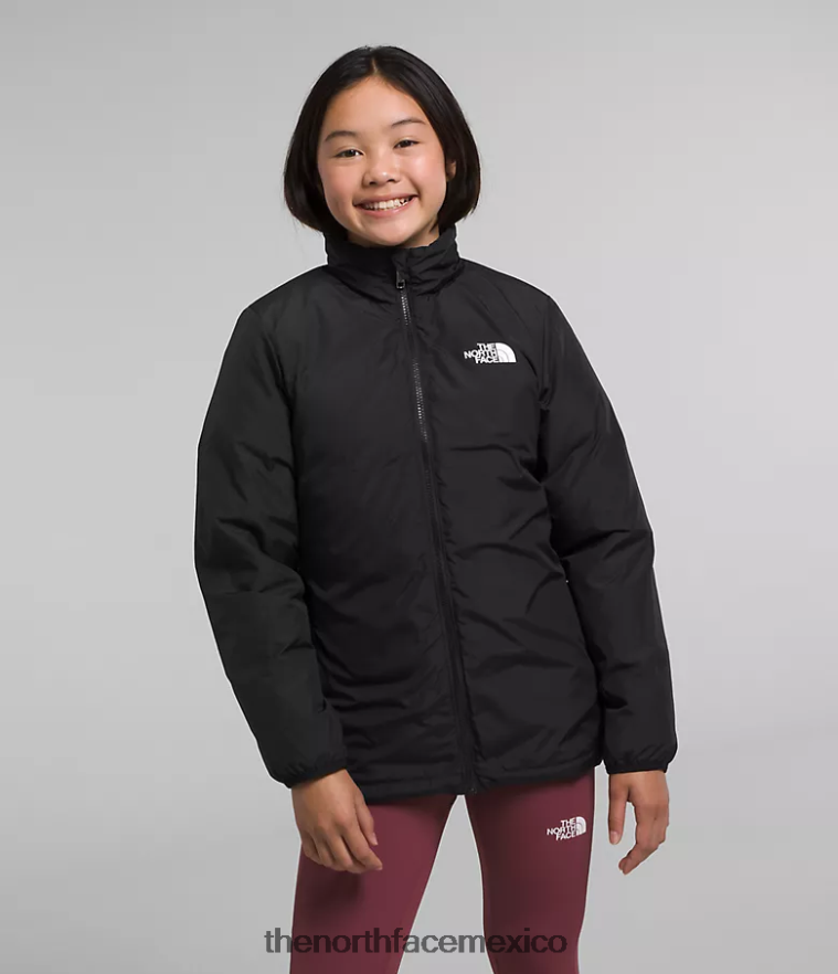 The North Face ropa NFHLJL578 negro niños triclima norte abajo