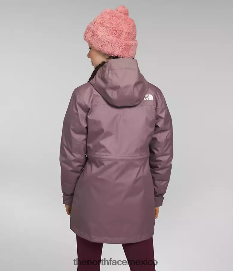 The North Face ropa NFHLJL579 gris leonado niños triclima norte abajo