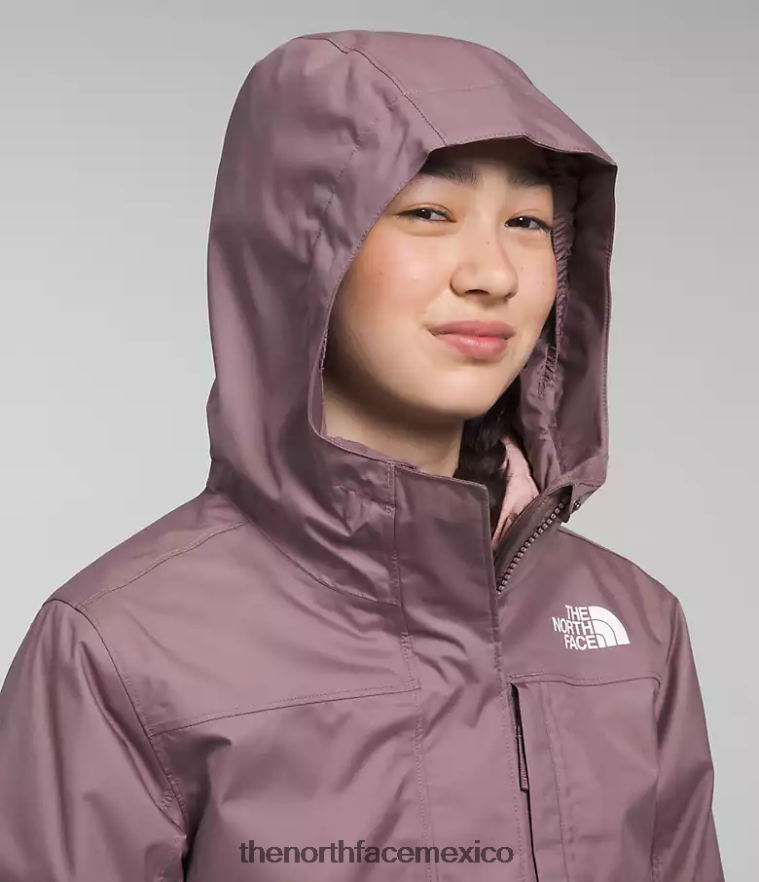 The North Face ropa NFHLJL579 gris leonado niños triclima norte abajo