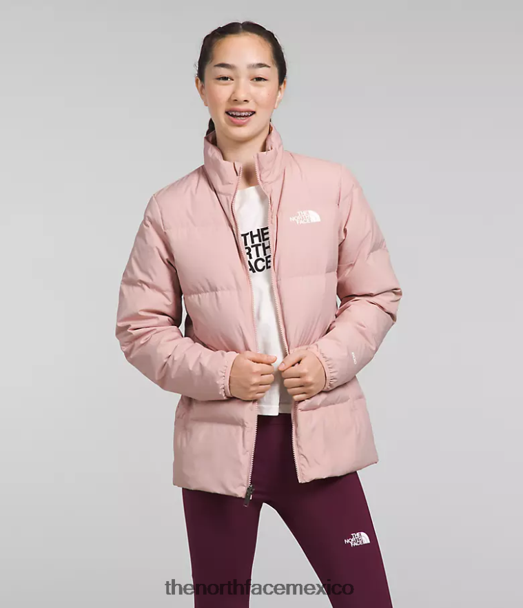 The North Face ropa NFHLJL579 gris leonado niños triclima norte abajo