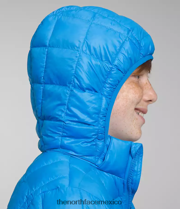 The North Face ropa NFHLJL632 azul optico niños chaqueta térmica con capucha