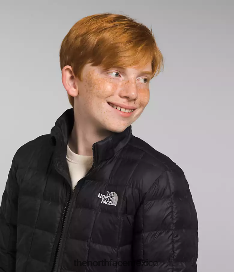 The North Face ropa NFHLJL633 negro niños chaqueta térmica con capucha