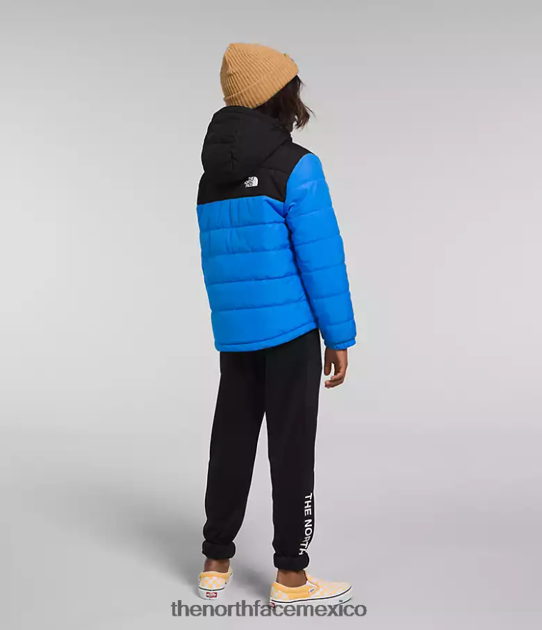 The North Face ropa NFHLJL79 azul optico niños chaqueta reversible con capucha y cremallera completa mt chimbo