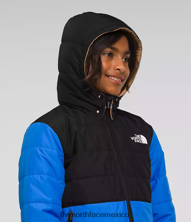 The North Face ropa NFHLJL79 azul optico niños chaqueta reversible con capucha y cremallera completa mt chimbo