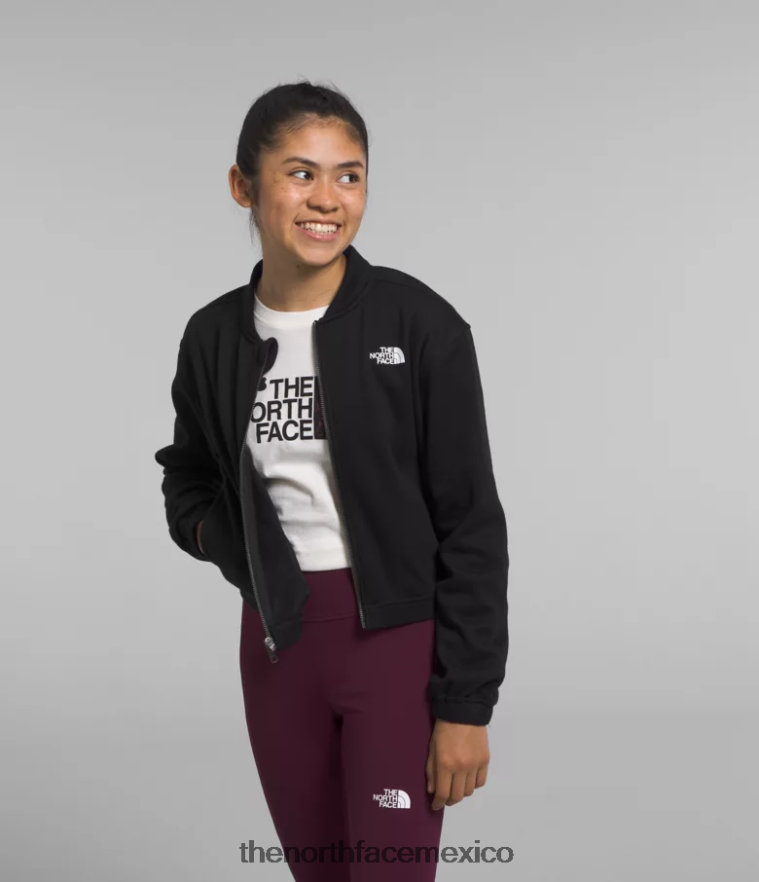 The North Face ropa NFHLJL985 tnf brezo negro niños acogedora chaqueta de polar de ensueño con cremallera completa