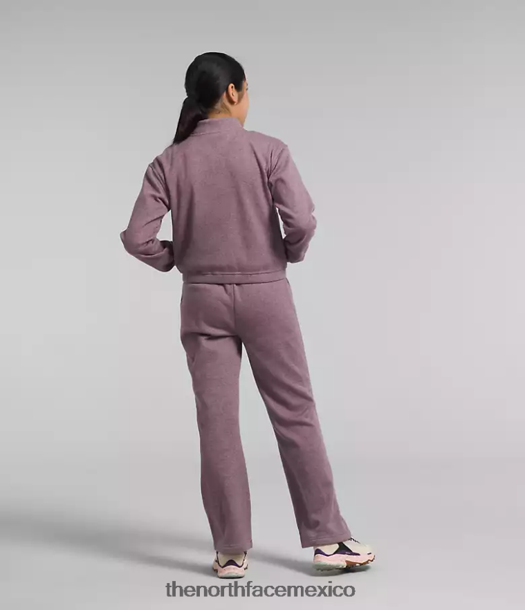 The North Face ropa NFHLJL986 brezo gris leonado niños acogedora chaqueta de polar de ensueño con cremallera completa