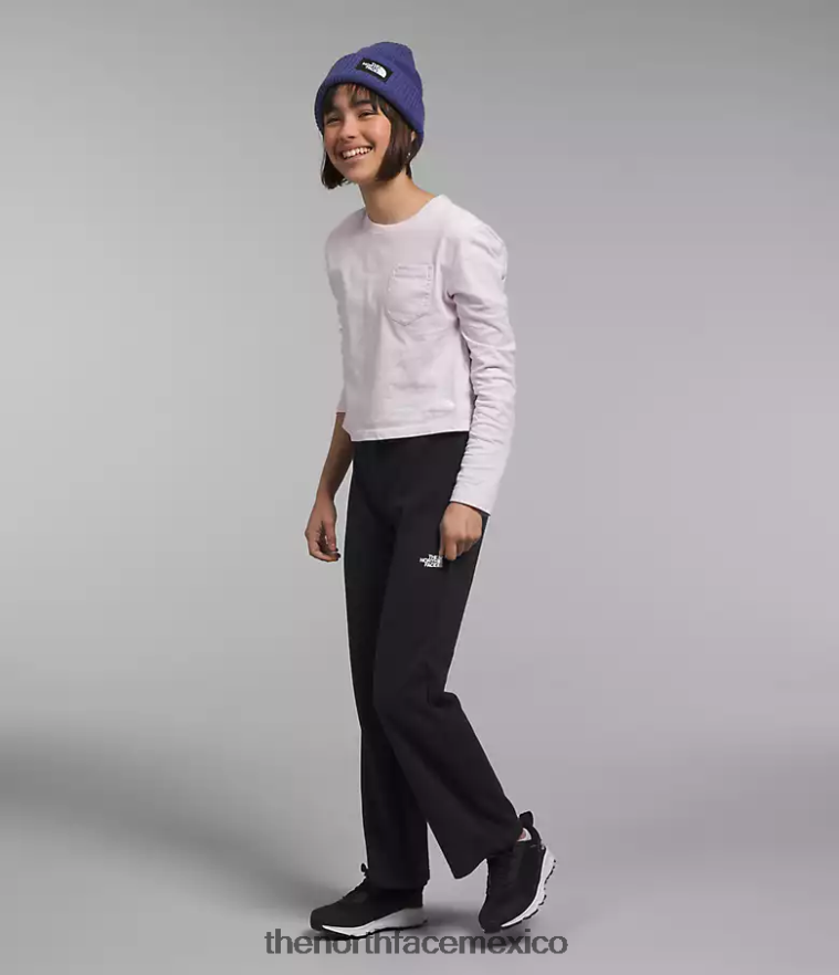 The North Face ropa NFHLJL268 tnf brezo negro niños pantalones anchos de polar de ensueño acogedor