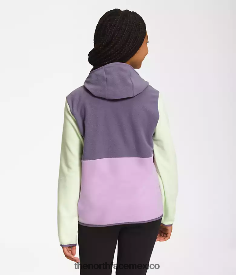 The North Face ropa NFHLJL523 lupino niños chaqueta con capucha y cierre completo Glacier