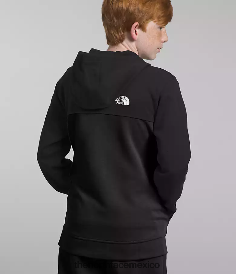 The North Face ropa NFHLJL525 negro niños tnf tech sudadera con capucha y cremallera completa