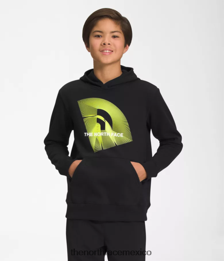 The North Face ropa NFHLJL1103 tnf negro/tnf negro/led amarillo niños sudadera con capucha de lana de campamento