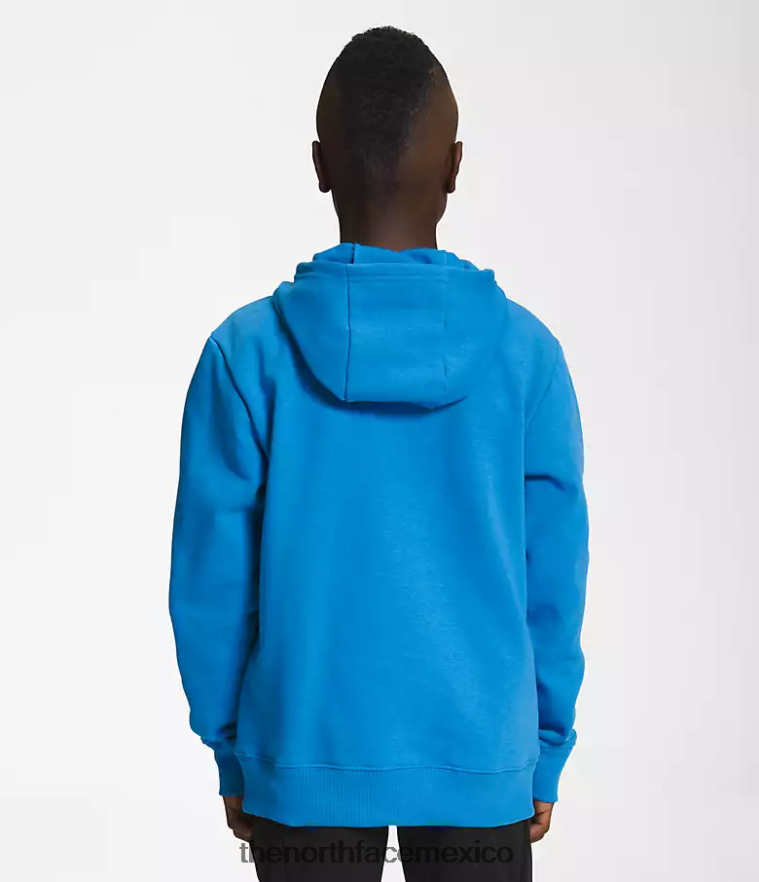 The North Face ropa NFHLJL1106 azul súper sónico niños sudadera con capucha de lana de campamento