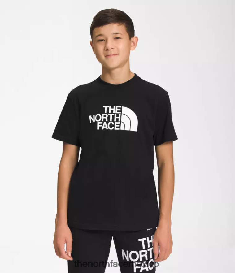 The North Face ropa NFHLJL1055 tnf negro/tnf blanco niños camiseta gráfica de manga corta