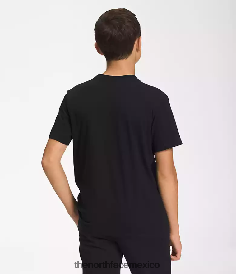 The North Face ropa NFHLJL1055 tnf negro/tnf blanco niños camiseta gráfica de manga corta